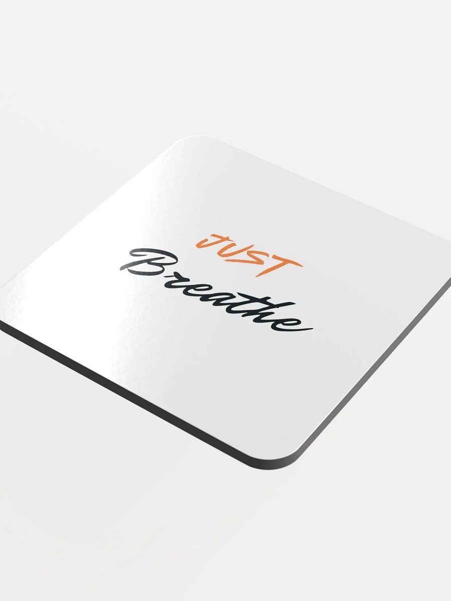JUST Breathe Cork Coaster product image (4)