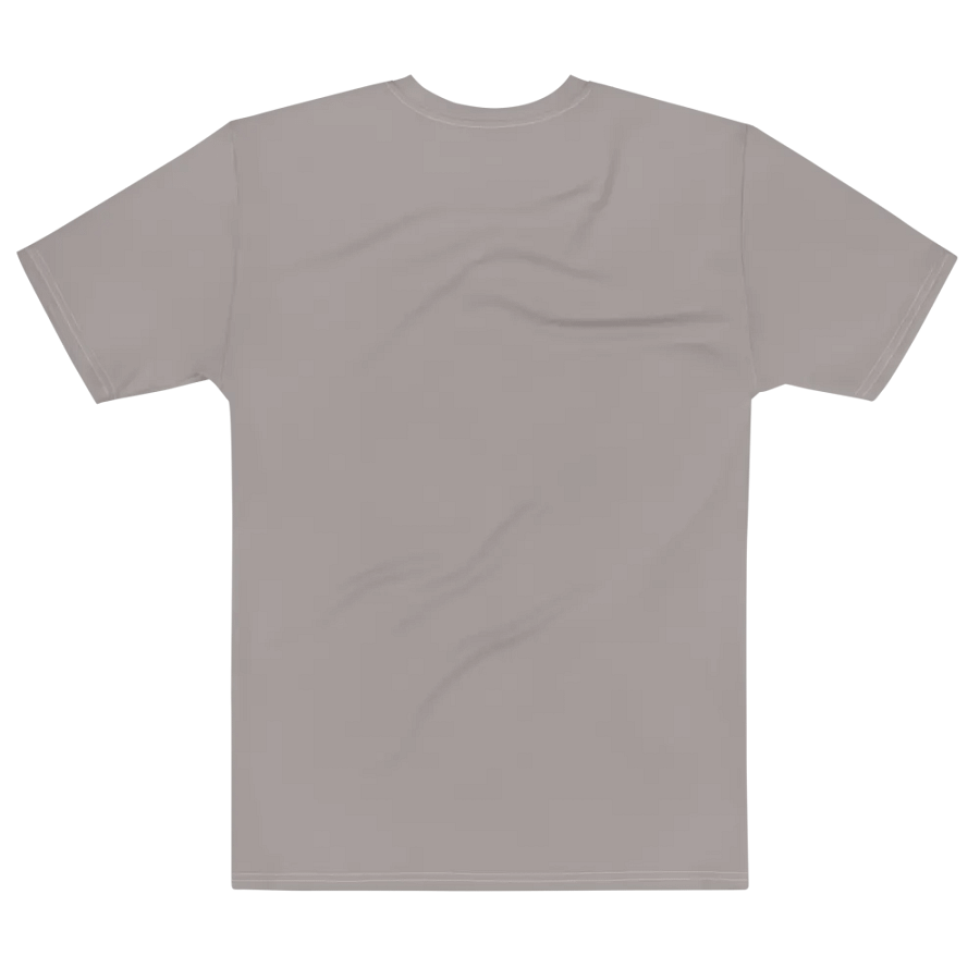Plain Grey Soft Summer Men's Crewneck Polyester Heavyweight Premium T-Shirt by Treasure Pie product image (7)
