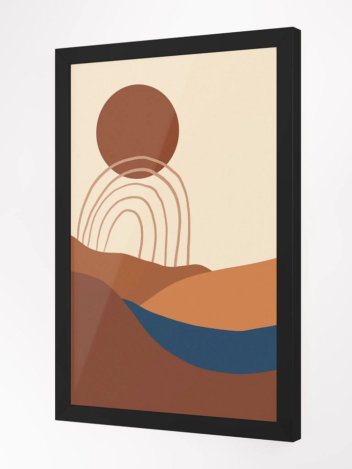 Earthy Aura Framed Poster product image (10)