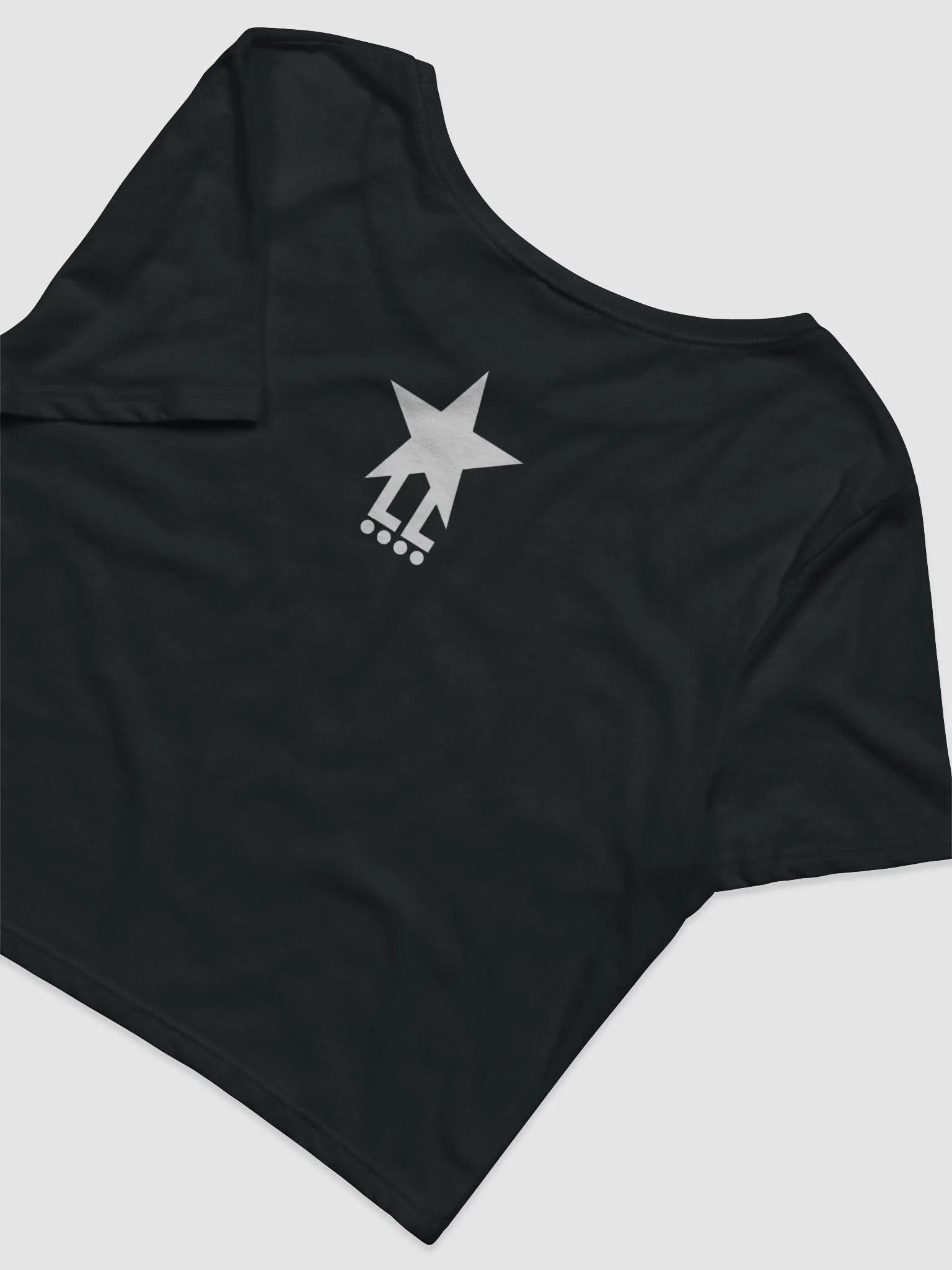 OG ROLLSTAR WHITE LOGO CROP TOP product image (7)