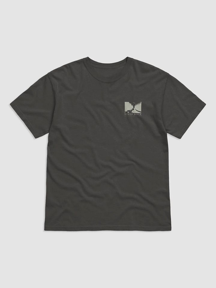 Steep Rock t-shirt (light green logo) product image (1)