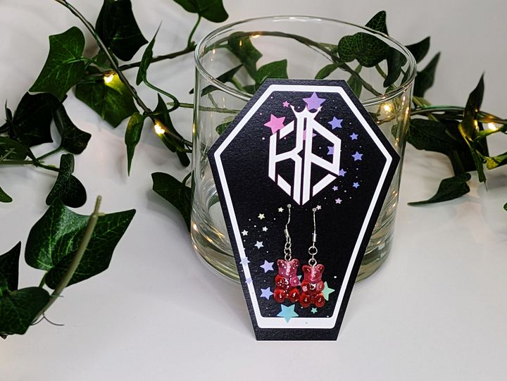 “Sweetheart Bears” Gummy Bear Earrings product image (1)