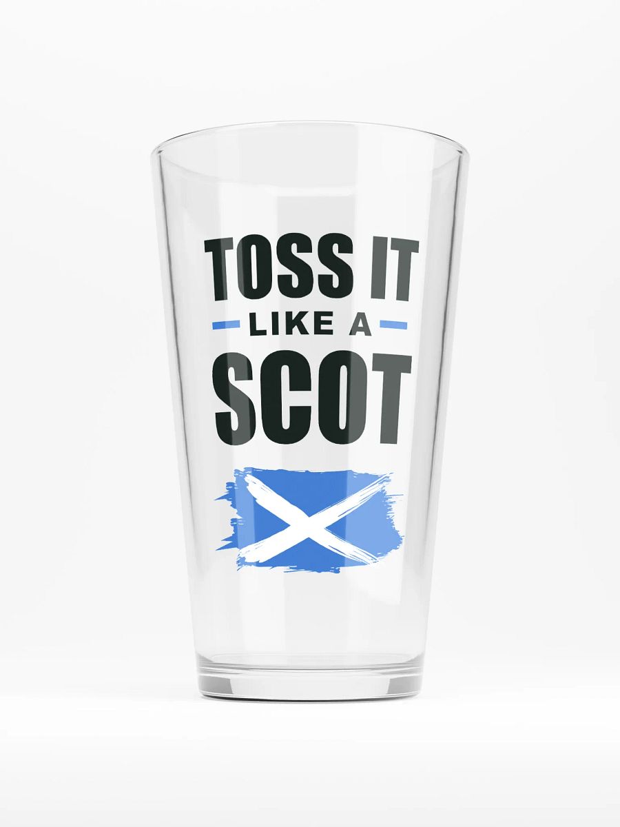 Toss It like a Scot Pint Glass product image (1)