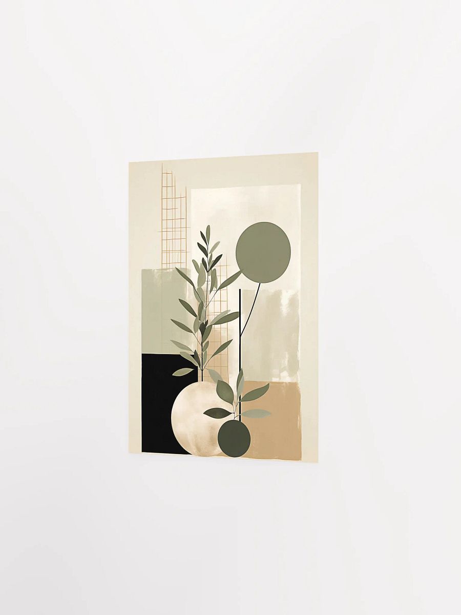 Botanical Geometry Matte Poster product image (2)