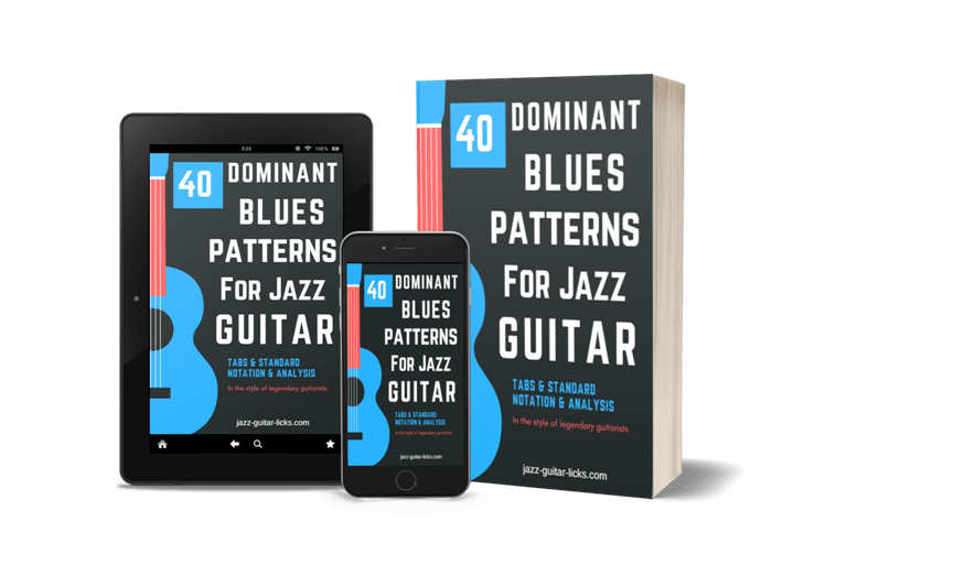 40 Dominant Jazz Blues Licks For Guitar - PDF Method With Audio product image (3)