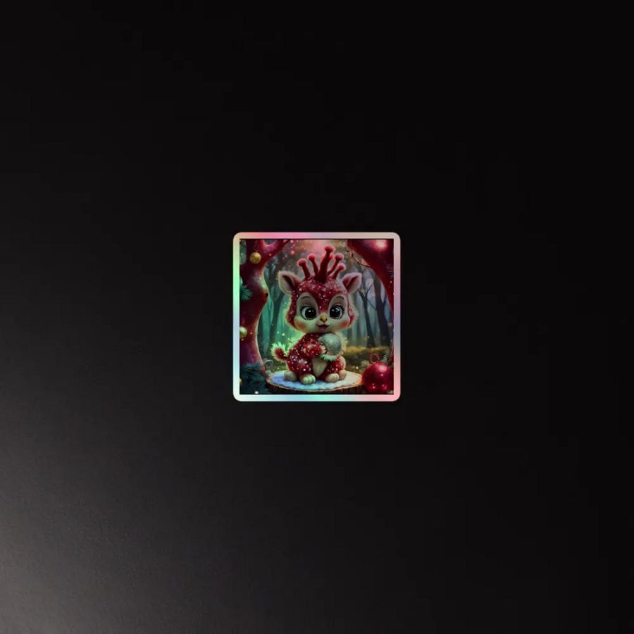 Enchanted Fawn Holographic Sticker Sheet product image (4)