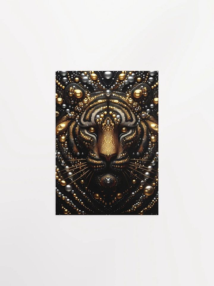 Regal Tiger Jeweled Poster product image (1)