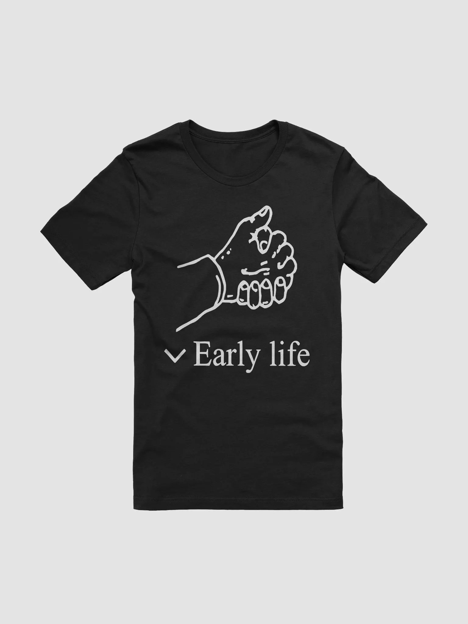 Early Life Hold Hand Paint Shirt product image (2)