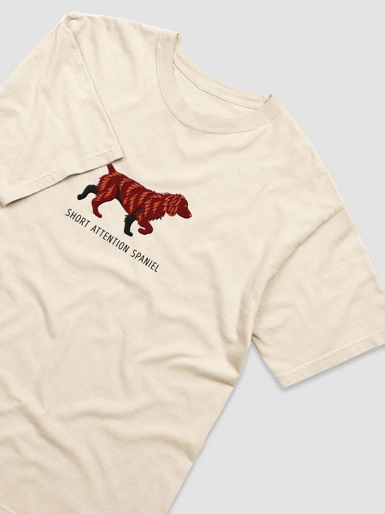 Short Attention Spaniel T-Shirt(Embroidered) of a Boykin Spaniel product image (5)