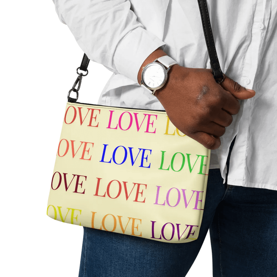 Love Grid All-Over Crossbody Bag product image (11)