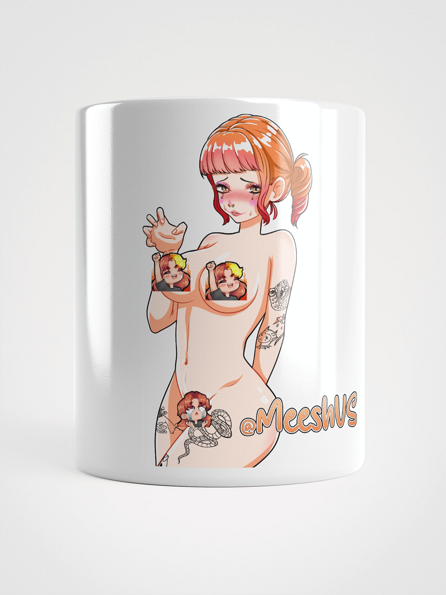NSFW MeeshVS Clown Girl Mug (Orange and Red Hair) product image (1)