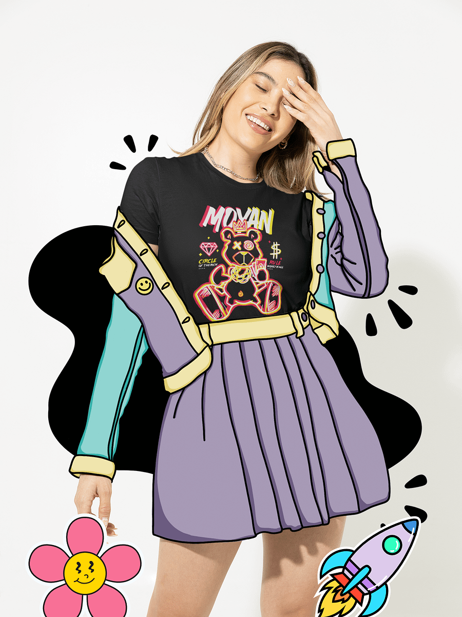 Broke Bear: Playful Teddy Bear Tee product image (3)