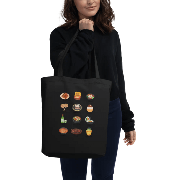 K-Food Lover's Eco-Friendly Tote Bag product image (3)