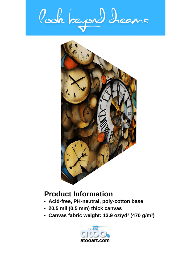 Time Confusion-16 | Canvas Artistic Wall Painting product image (7)