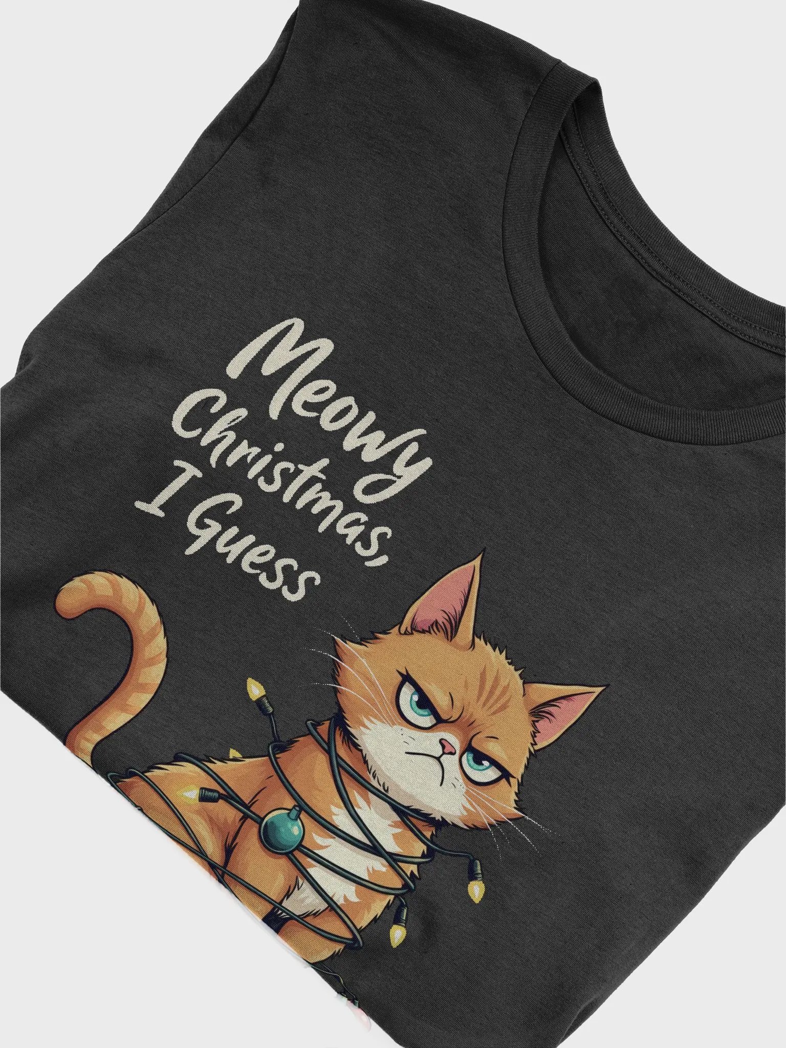 Meowy Christmas Grump Cat T-Shirt product image (6)