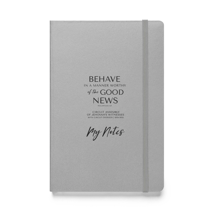 'Behave in a Manner Worthy of the Good News' Hardcover Notebook product image (31)