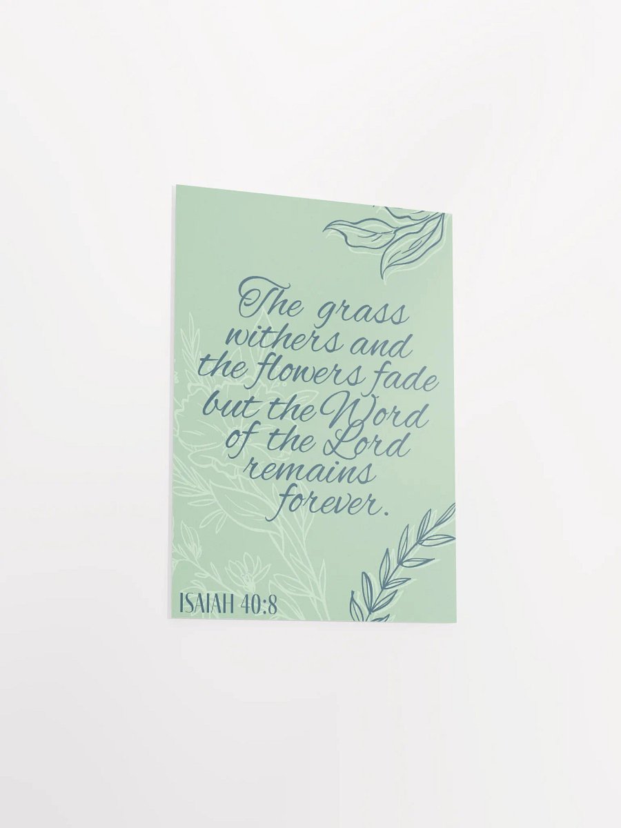 Isaiah 40:8 Poster product image (20)