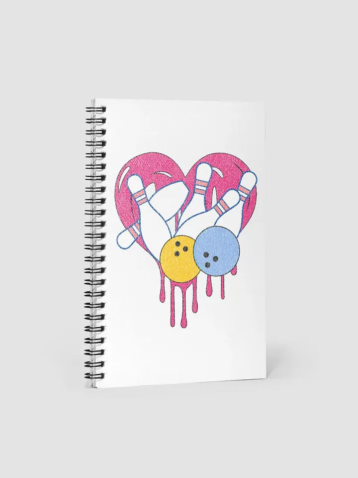 Heart Bowling Strike Notebook product image (1)