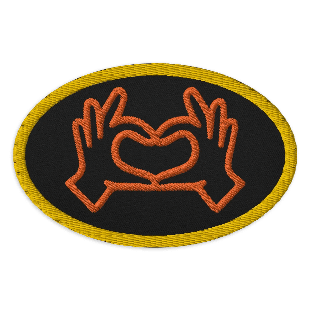Love Gesture Embroidered Patch product image (1)