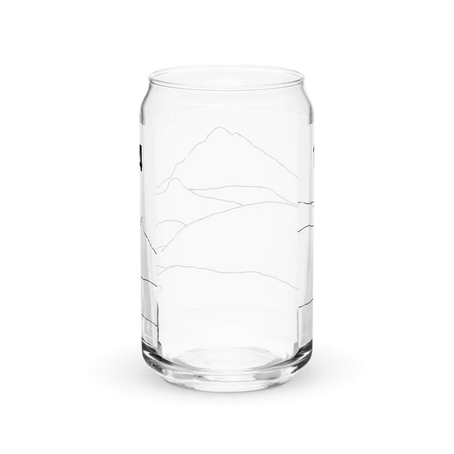 Gilbert Peak glass (plain sketch outline 1949-2024) product image (38)