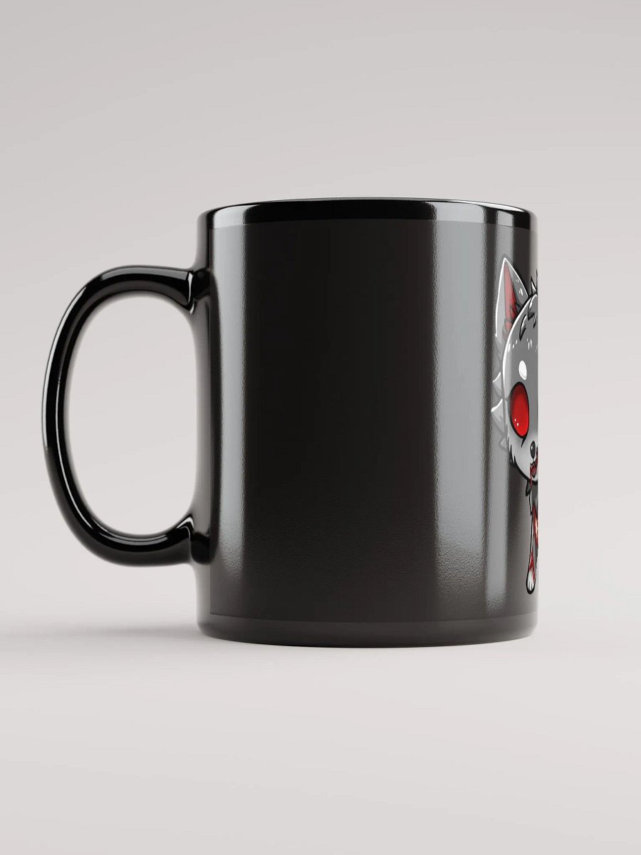 Eerie Wolf Chibi Black Glossy Mug product image (8)