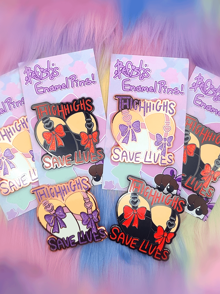 Thigh Highs | Enamel Pin Set product image (1)