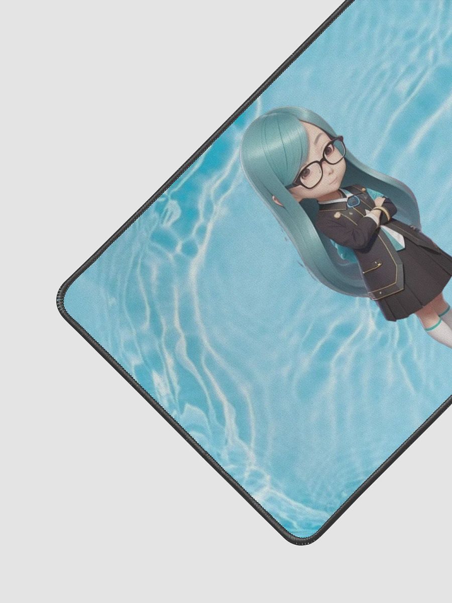 (Aqua CHIBI) K Desk Mat 12" x 18" product image (2)
