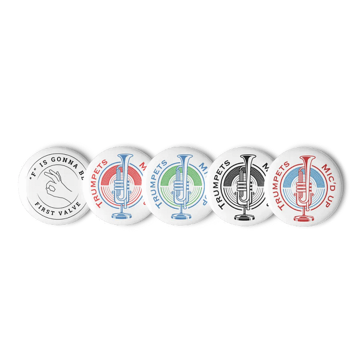TMU Logo Pins (Set of 5) product image (1)
