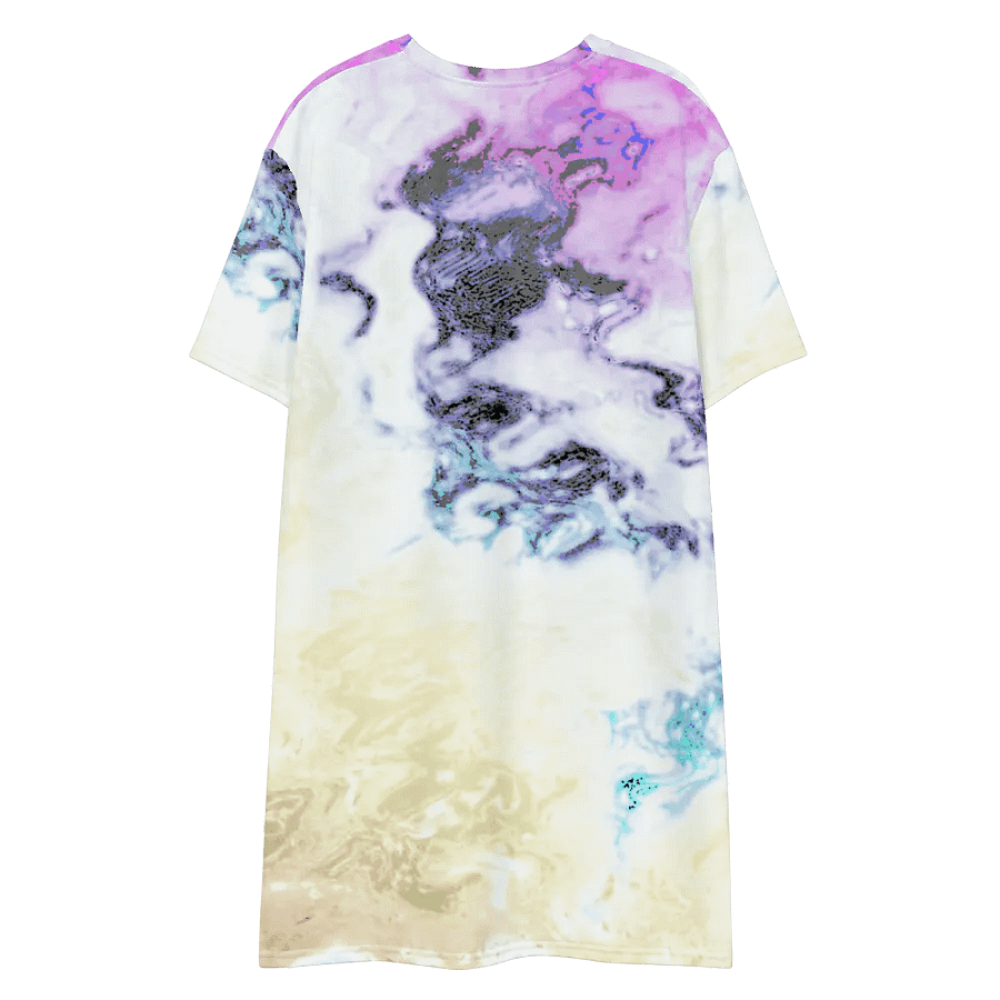 Pastel Abstraction Ladies T Shirt Dress product image (8)