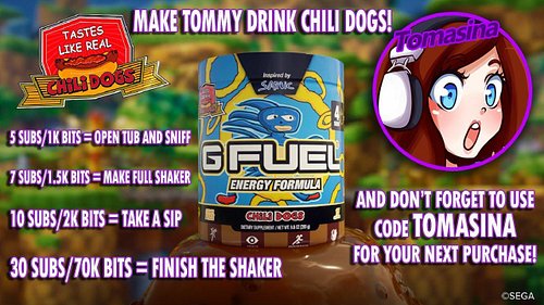 HEY #GSQUAD WE'RE DOING THIS!

swing by anytime this week to make me drink the fabled CHILI DOGS flavor of @GFuelEnergy 

(ye...