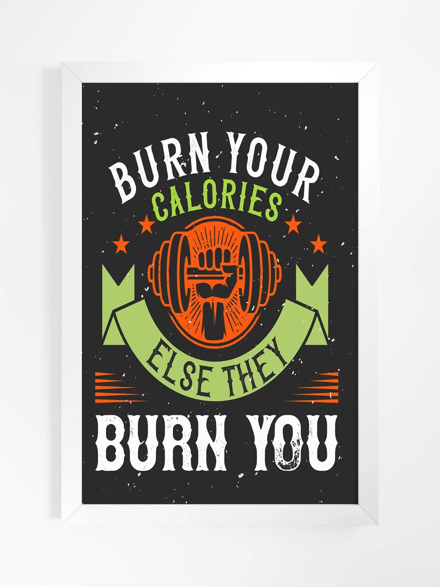 Fitness/Martial Arts Framed Poster - Burn Your Calories product image (6)