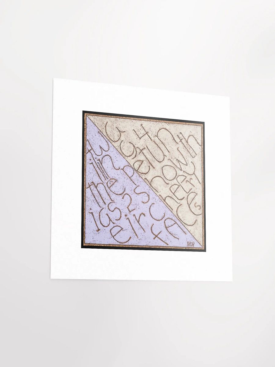 waiting for the petunias Print product image (4)