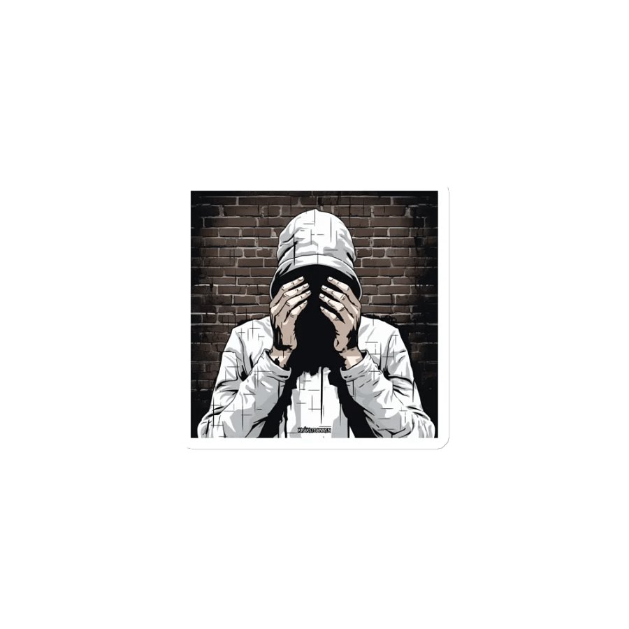 PREMIUM VINYL MAGNET ⚫️ Mind Overwhelm product image (1)