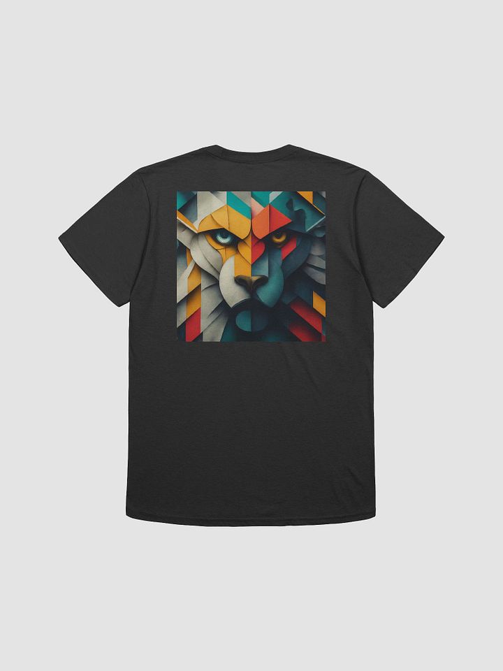 Geometric Wolf Abstract T-Shirt product image (14)