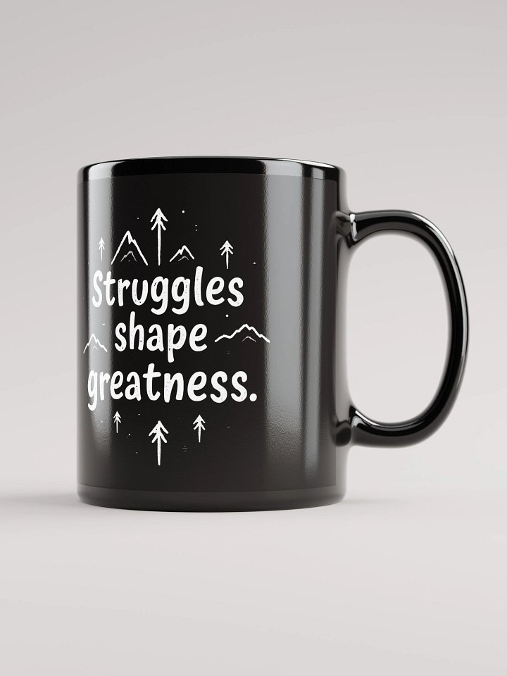 Struggles Shape Greatness - Inspirational Keanu Reeves Mug for Fans Who Believe in Resilience and Transformation product image (1)