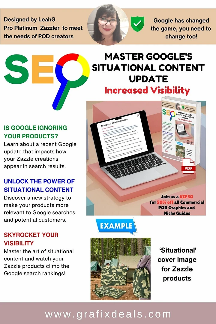 Zazzle Tutorial | Master Google's Situational Content Update for Increased Visibility product image (2)