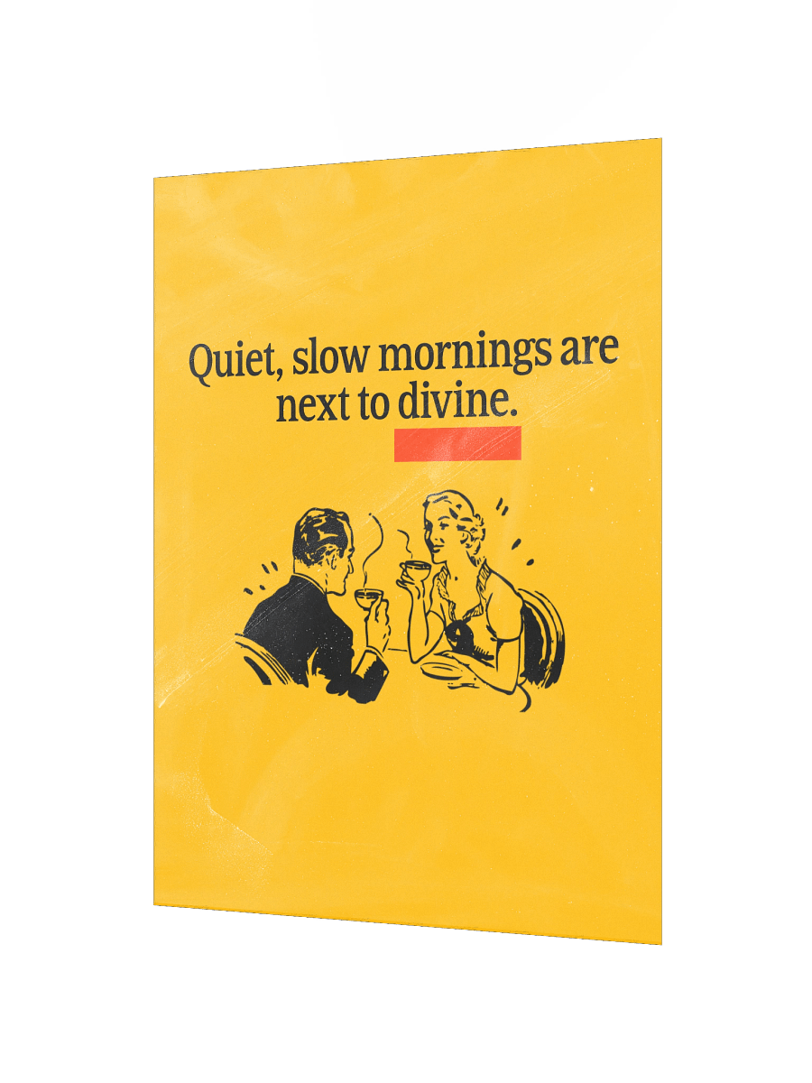 Quiet Mornings Poster Print product image (2)