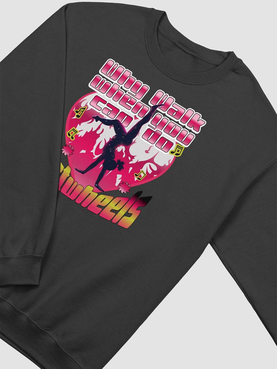 Why Walk When You Can Do Cartwheel Heartbeat Crewneck product image (2)