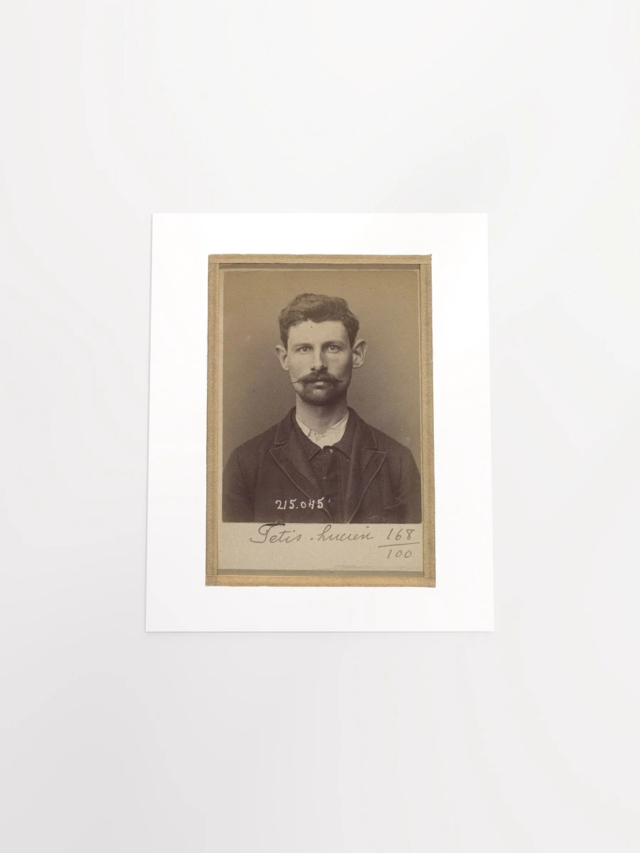 Julien Fétis Mugshot By Alphonse Bertillon (1894) - Print product image (4)