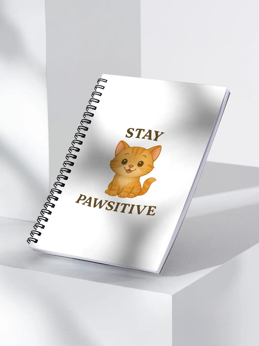 Stay Pawsitive Spiral Notebook product image (3)