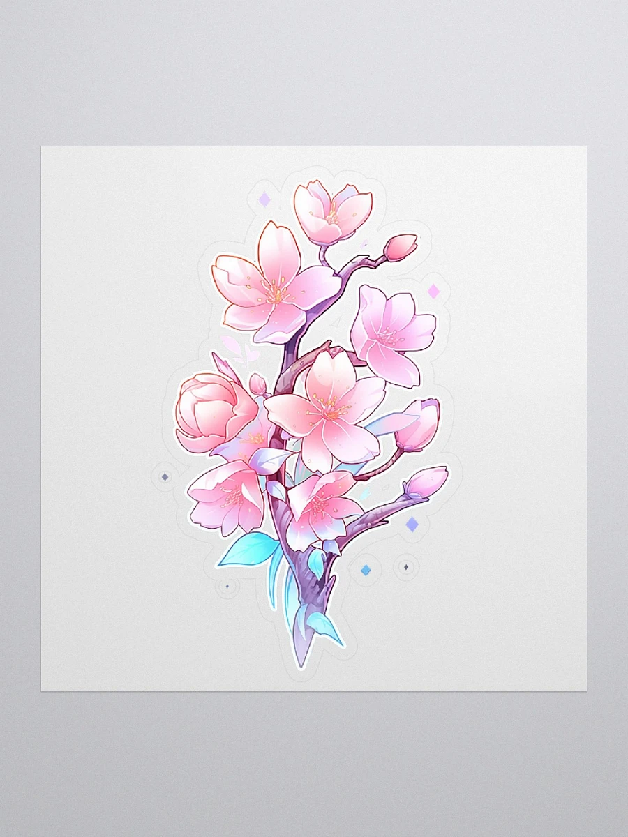 Enchanting Cherry Blossom Branch Sticker product image (1)