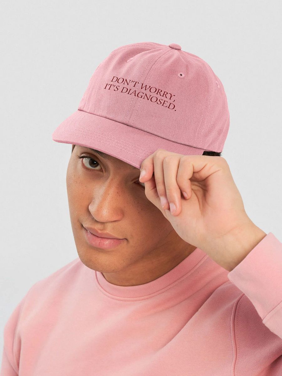 DW, IT'S DIAGNOSED. (burgundy thread) classic dad hat product image (21)