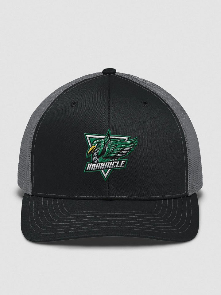 Krahnicle Signature Trucker Hat (Green Logo) product image (1)