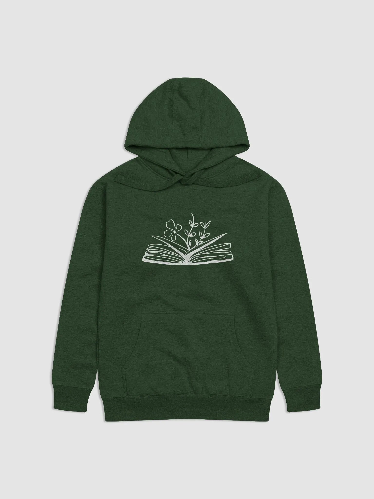 white logo hoodie product image (1)