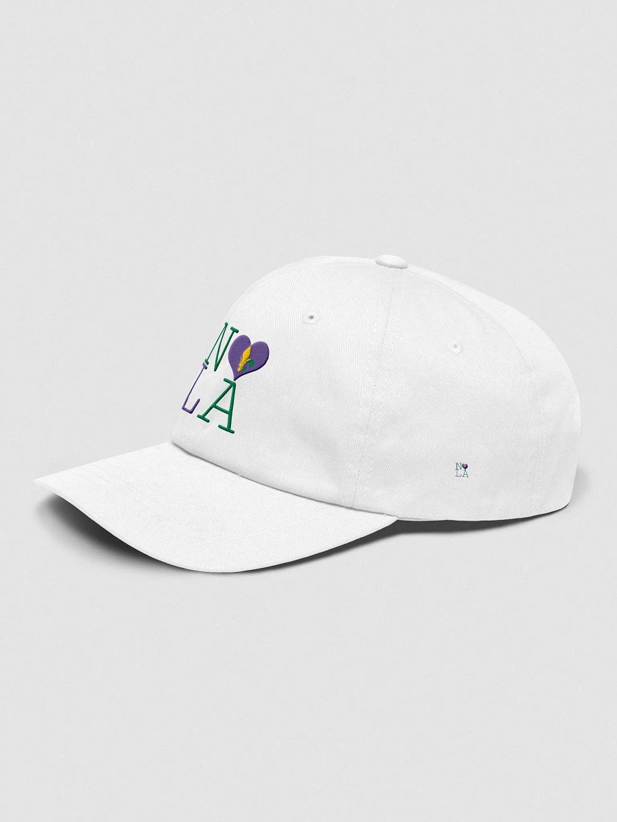 I LOVE NOLA **EMBROIDERED CAP BIGSHOT LOGO** (MARDI GRAS) product image (3)