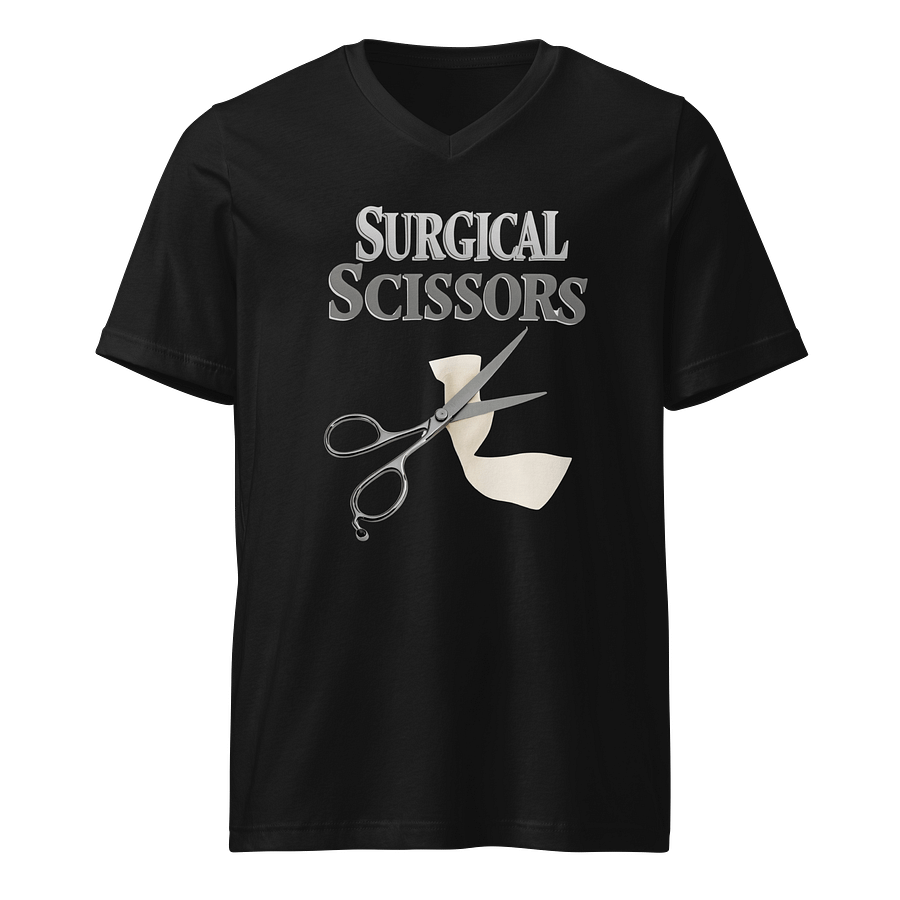 Surgical Scissors Graphic V-Neck Tee product image (1)