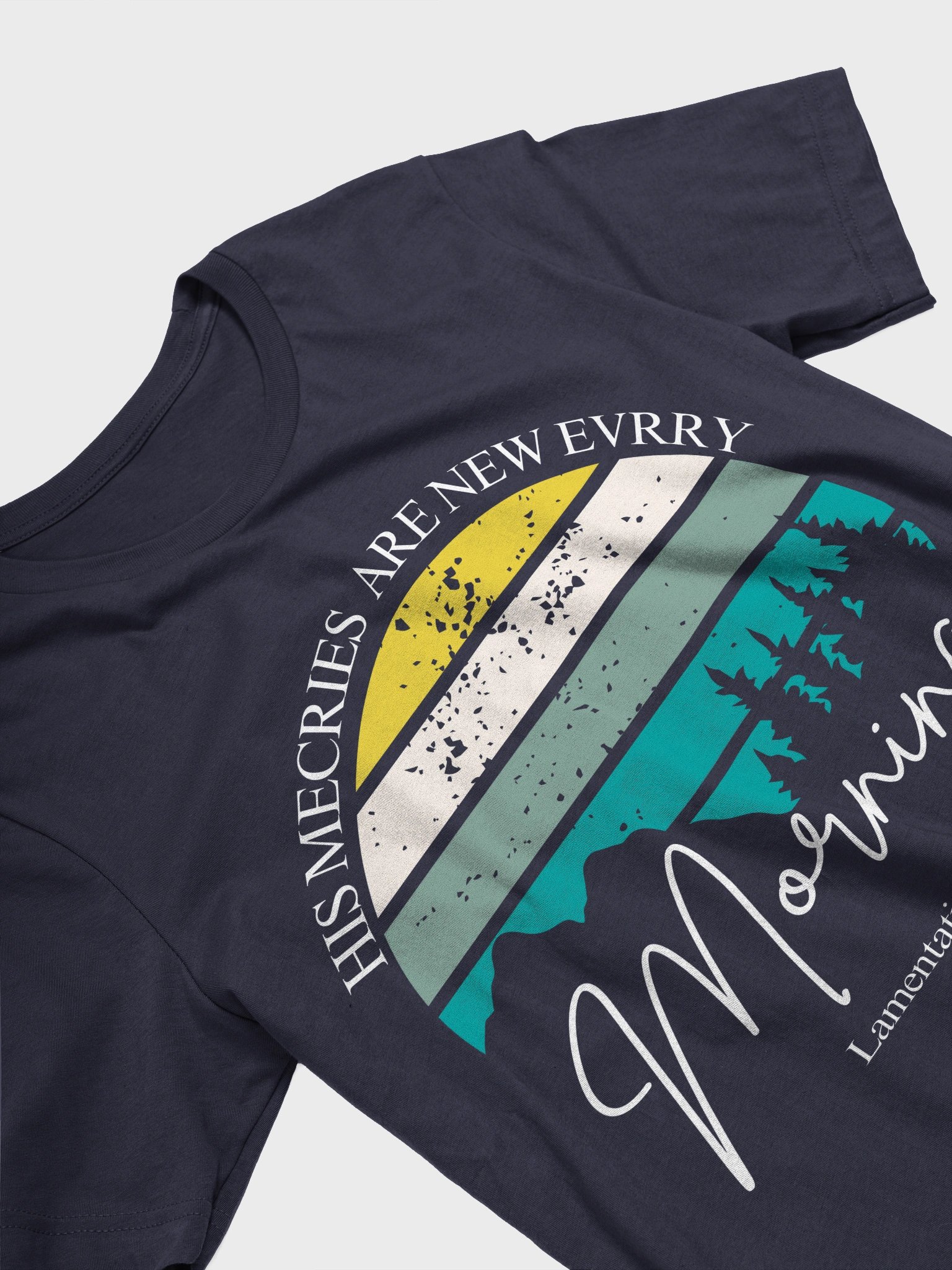 Sunrise Serenity Christian T-Shirt – Inspirational Bible Verse Tee – Soft Unisex Sunrise Graphic Shirt by KKacreations product image (11)
