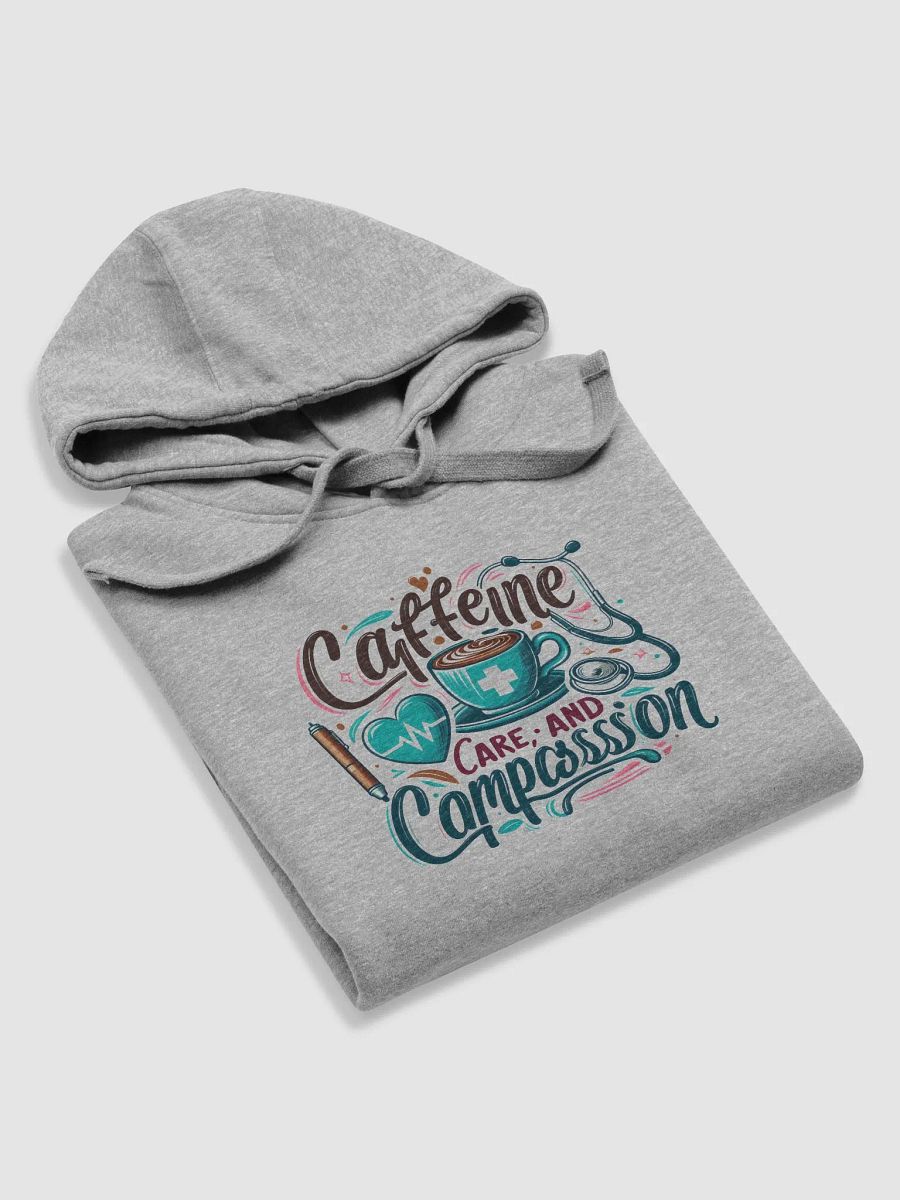 Caffeine, care, and compassion hoodie product image (39)