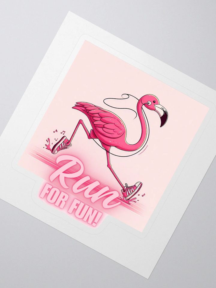 Flamingo Run FOR FUN! Stickers product image (2)
