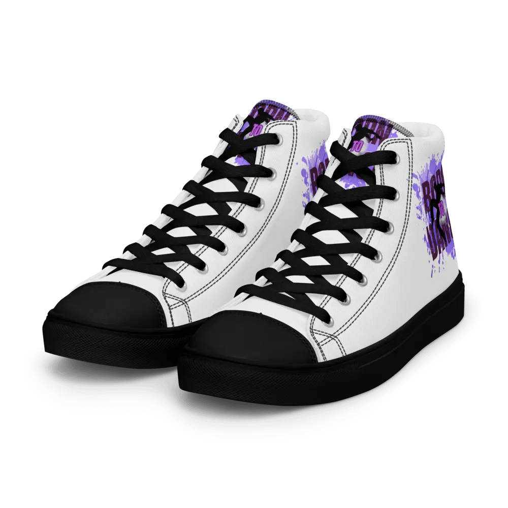 Retro Born to Dance Splash His Silhouette High Tops product image (11)
